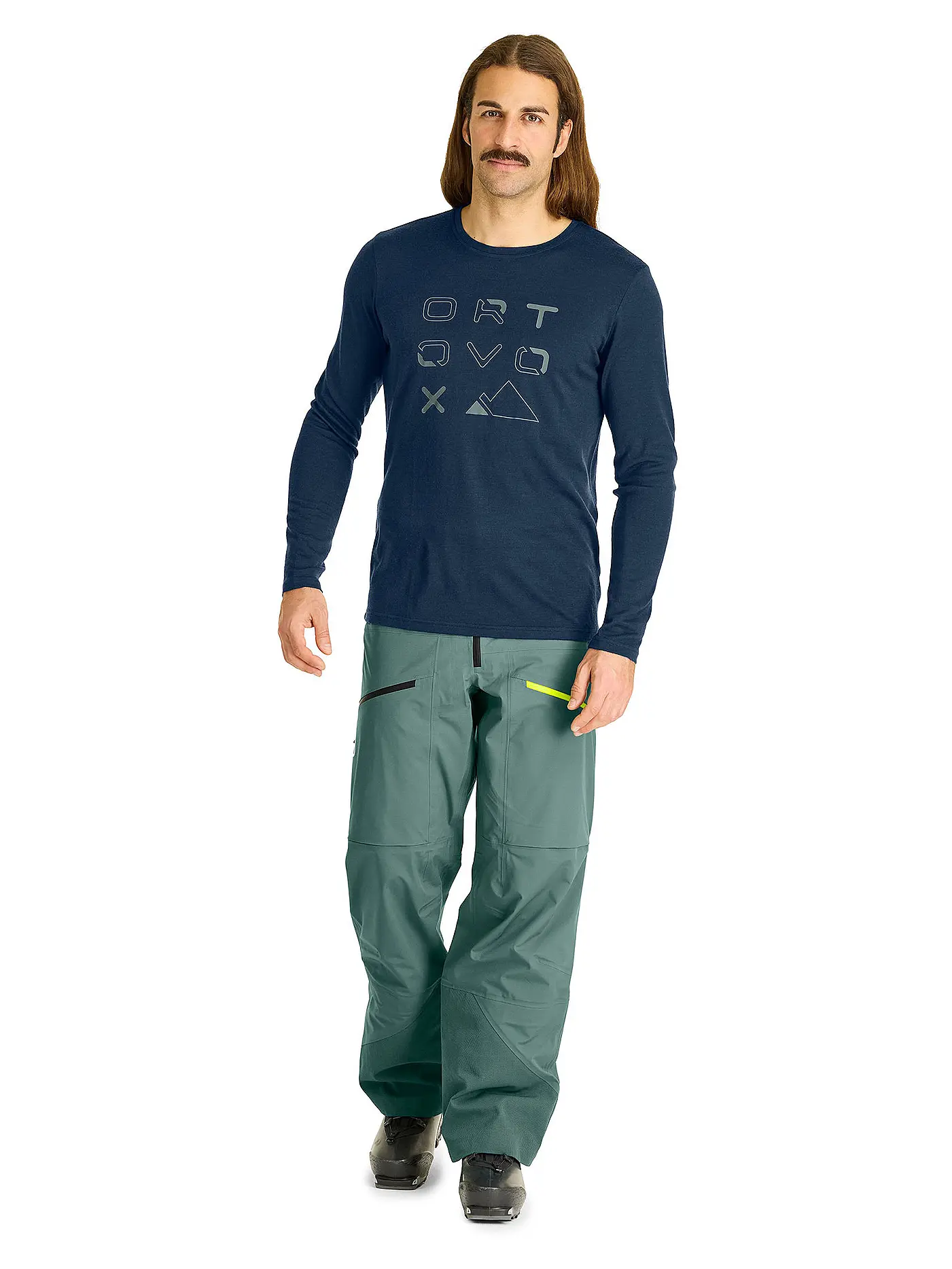 ORTOVOX | Herren Funktionsshirt 185 Merino Brand Outline | 